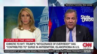Chris Christie tries to blame Trump for the rise in antisemitism