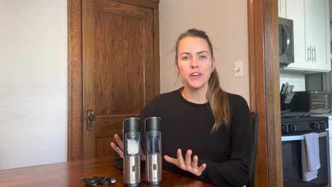 Review of Electric Salt and Pepper Grinder Set, Gravity Switch