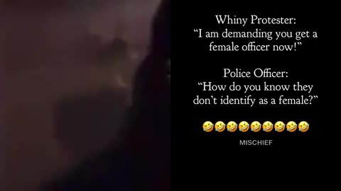 Feminist Gets Detained After Spitting On Cop