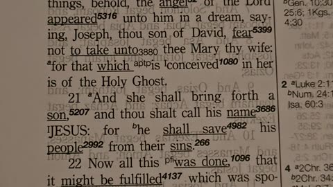 Joseph Martelli jjm7777 Thou shalt call His name Jesus