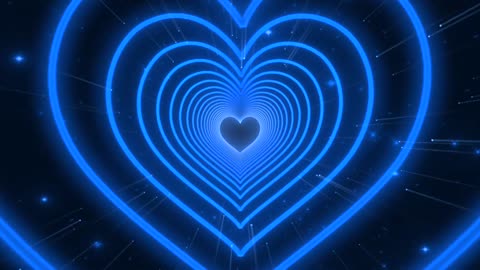 581. Blue Heart Background💙Love Heart