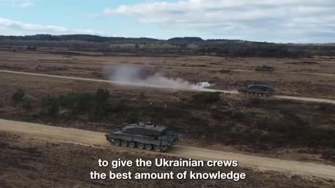 UK Ministry of Defense shows how Ukrainian troops are trained on British Challenger 2 tanks