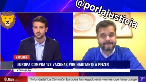 "ESPAÑA" ABOGADO DE LIBERUM OPINA EN TV SOBRE ESCANDALO P-FIZER EN EUROPA.