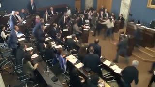 Chaos Breaks Out In Georgian Parliament