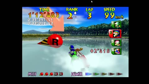 Wave Race N64 hard is not that hard