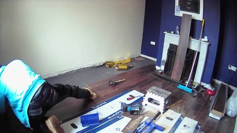 Laminate flooring install