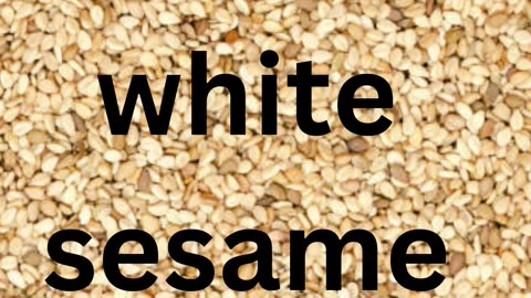 What is white sesame seed good for?