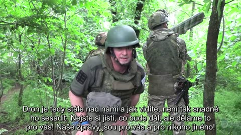 Průzkumný a elektronický bojový tým ruských speciálních sil na ukrajinské frontě
