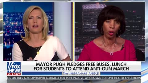 Laura Ingraham spars with Balitmore Mayor further