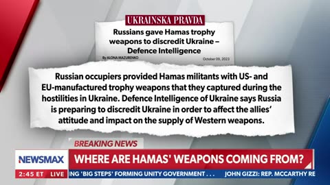 Newsmax-Weapons experts answer whether Hamas is using U.S. weapons | American Agenda
