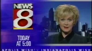 February 10, 2000 - Bumpers for Indianapolis 5 PM News & 'Chicago Hope'