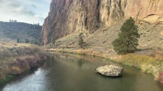 Central Oregon – Smith Rock State Park – Views from the Bridge – 4K