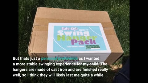 Read Reviews: Safe Kidz Heavy Duty Swing Hangers, Set of 2, Cast Iron + Mounting Hardware