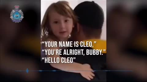 WA Police have released audio of the moment they found Cleo Smith