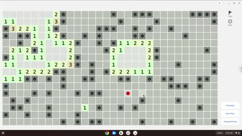 How to install GNOME Mines, a clone of Minesweeper, on a Chromebook