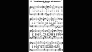 Asegurémonos de las cosas más importantes (Canción 210 de Canten Alabanzas a Jehová)