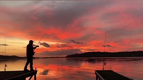 Sunset over the Coosa River