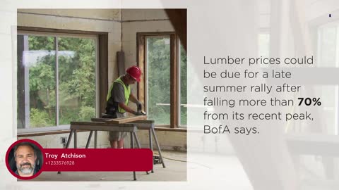 Three reasons why lumber should stage a late summer rally. #SWFL ALLSWFL.COM