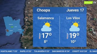 EL TIEMPO EN LA REGION - JUEVES 17 AGOSTO