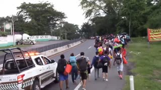 INCOMING: Year's Largest Migrant Caravan Heading to Southern Border, Leader Mocks Biden [WATCH]