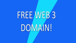 How to get a FREE domain NOW on Web3