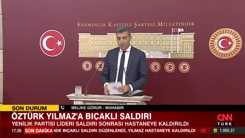 Yenilik Partisi Genel Başkanı Öztürk Yılmaz'a ofisinde bıçaklı saldırı düzenlendi