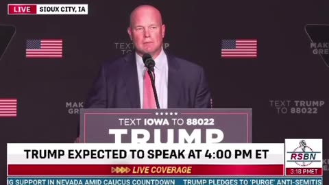 Matt Whitaker is a patriot 🇺🇸