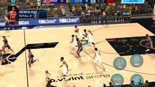 NBA 2k mobile gameplay