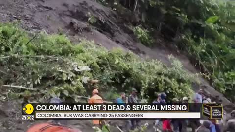 Landslide in Colombia: At least three dead and several missing