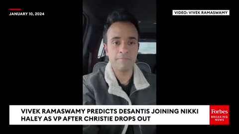 Breaking news : Vivek Ramaswamy Makes shock8ng 2024 Prediction after Chris Christie drops