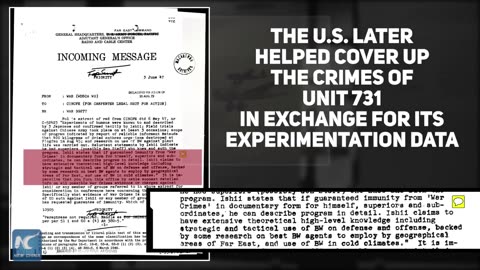 Fort Detrick bought secrets behind the Biological War Crimes of Japanese Unit 731