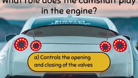 Part 4 Intermediate Engine Car Quiz