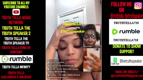 ASHLEY CHINARED CALLS TRINA B NIECE LIVE TO CONFIRM HIS MOTHER HAS BEEN IN NURSING HOME FOR MONTHS