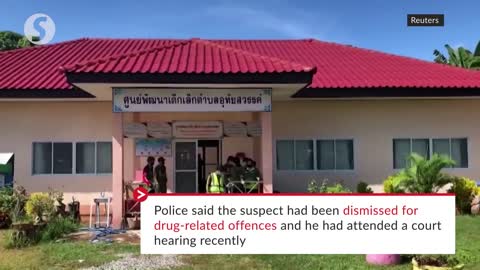 Thai gunman kills family and self after attacking dozens at day-care