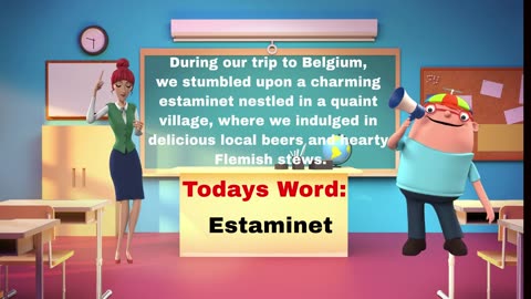 Word of the Day Estaminet