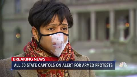State Capitols On Edge Over Possible Violent Protests NBC Nightly News
