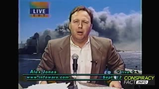 Alex Jones predicting 9/11 and who would be blamed