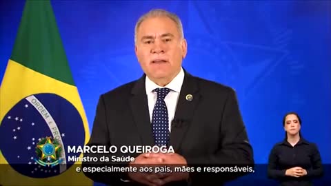 O pronunciamento do ministro da Saúde, sobre o aumento da cobertura vacinal contra a poliomielite.