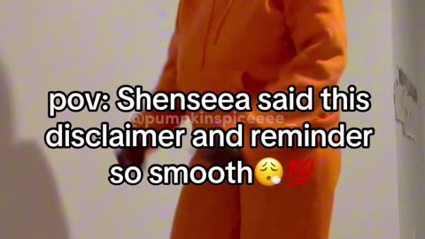 pov: Shenseea said this disclaimer and reminder so smooth