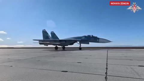 Russian Navy's Fighter Wing in Novaya Zemlya Base: Mig-31K, Su-33, Su-30SM & Su-24M