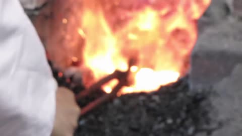 Japan's most famous Katana forging artisan Kobayashi filmed by ADEYTO