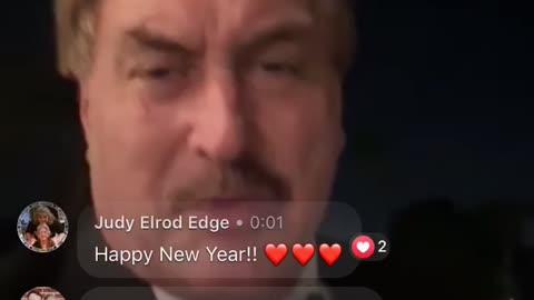 Mike Lindell wishing Happy New Year from Maralago 2023