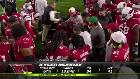 Kyler Murray carted off on 3rd play of game (non-contact injury)