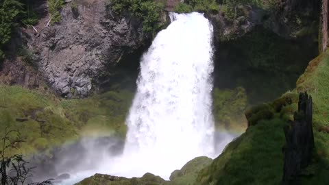 Large Relaxing Video 3 Hours, Large waterfall