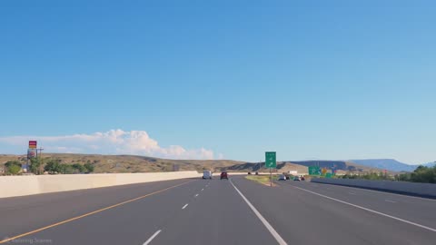 Driving Las Vegas in 8K HDR Dolby Vision - Zion Utah to Las Vegas Nevada