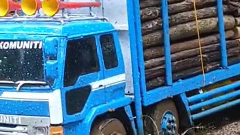 Truck Carrying Wood