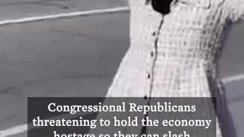 Congressional Republicans threaten to crash the economy