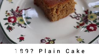 1890s Plain Cake