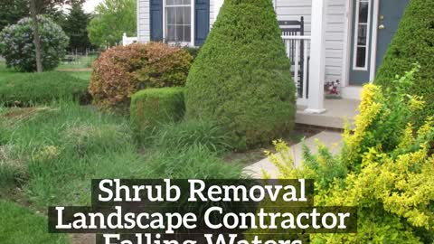 Landscaping Falling Waters West Virginia Shrub Removal