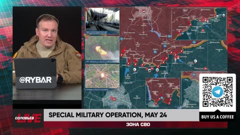 ❗️🇷🇺🇺🇦🎞 RYBAR HIGHLIGHTS OF THE RUSSIAN MILITARY OPERATION IN UKRAINE ON May 24, 2024
